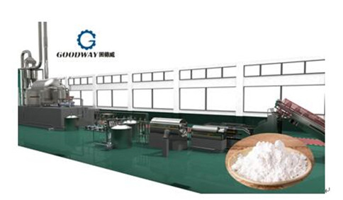 Automatic sweet potato starch production line
