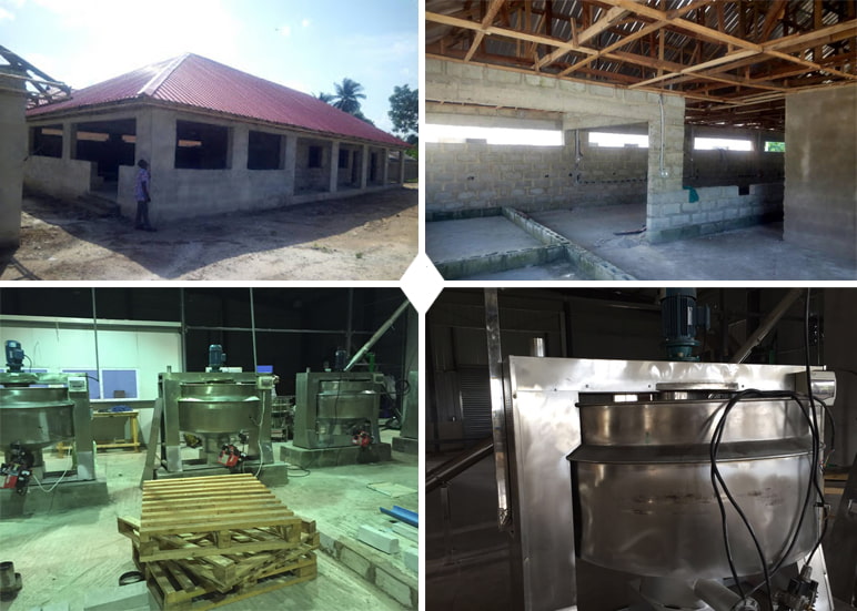 Ghana 500Kg Per Hour Output Garri Processing Machine