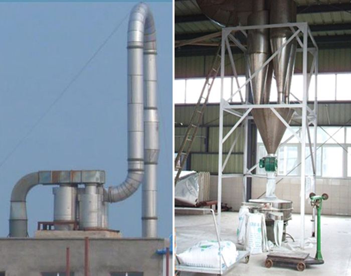 drying cassava flour