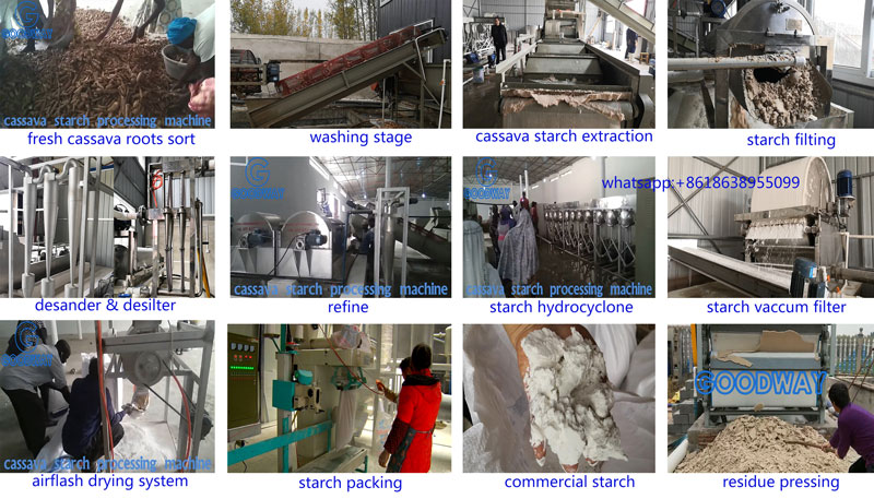 practical tapioca starch production line